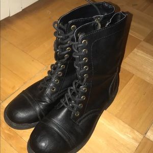 Size 8 Black Combat boots
